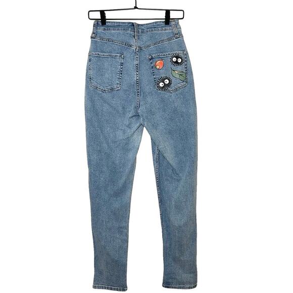 Hot Topic Women’s My Neighbor Totoro Fall Themed Mom Jeans Size 1 - Picture 4 of 10